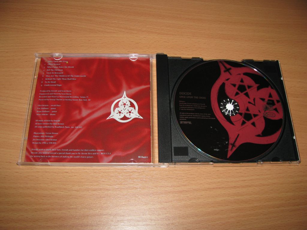 DEICIDE - Once Upon The Cross     (1995 Roadrunner 1st press) - фото фото фото 1