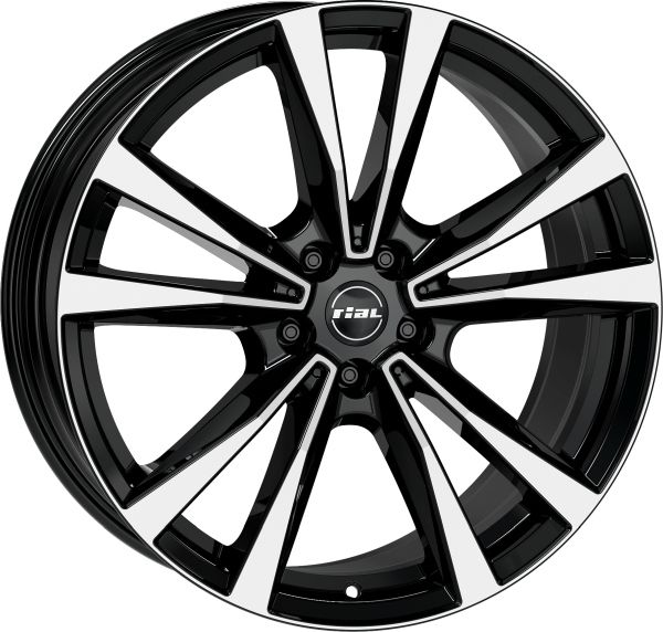 Автомобільні диски RIAL M12 j7,5x18 PCD 5x112 ET33 DIA66,5 diamond-black - фото фото фото 0