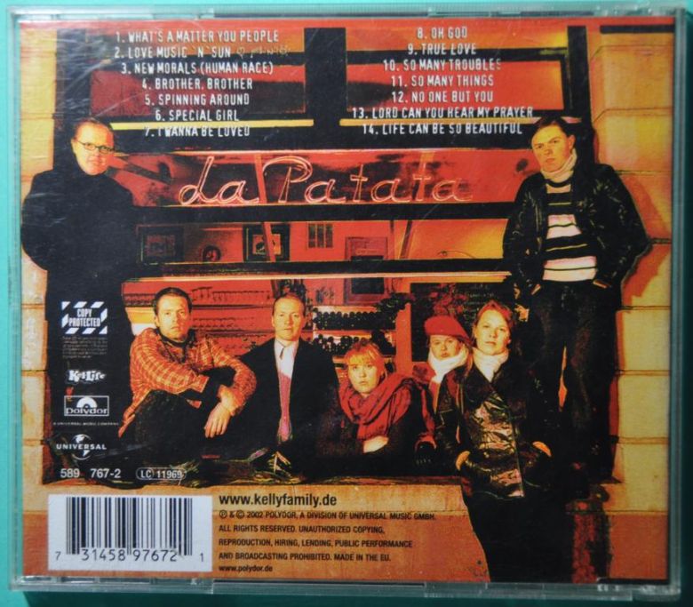 The Kelly Family "La Patata" Audio CD - фото фото фото 2