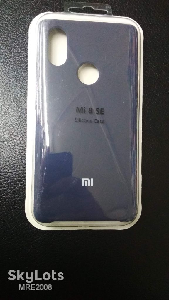 Чехол Silicone Cover для Xiaomi Mi 8 SE blue - фото фото фото 0