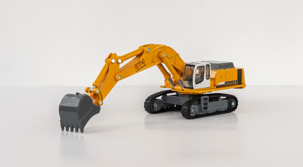 1:87 Liebherr 974 Litronic Excavator, Siku #1874 Germany - фото фото фото 1