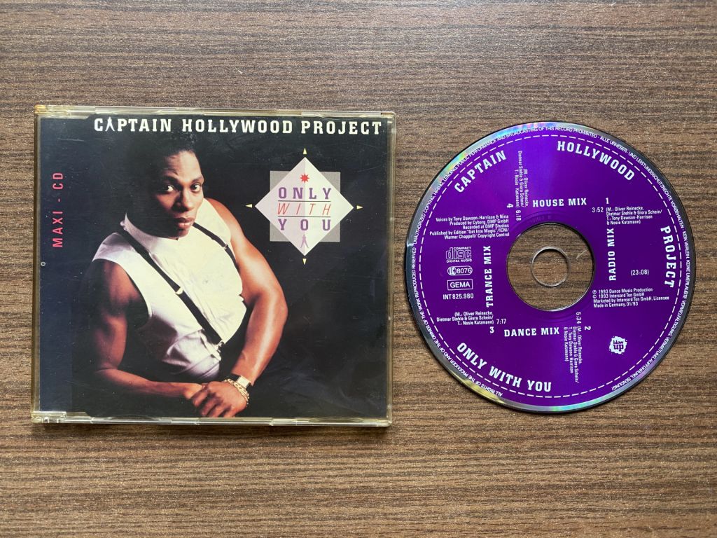 Музыкальный CD Single "Captain Hollywood Project – Only With You" [Blow Up – INT 825.980] - фото фото фото 0