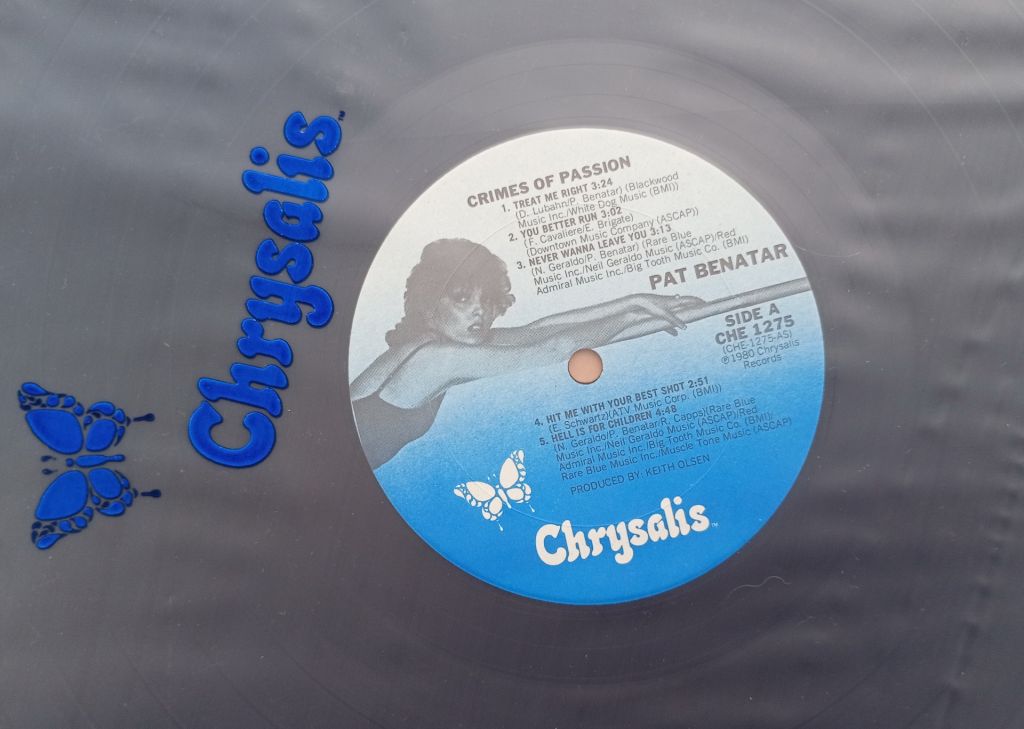 PAT BENATAR Crimes Of Passion LP EX+/VG++ - фото фото фото 2