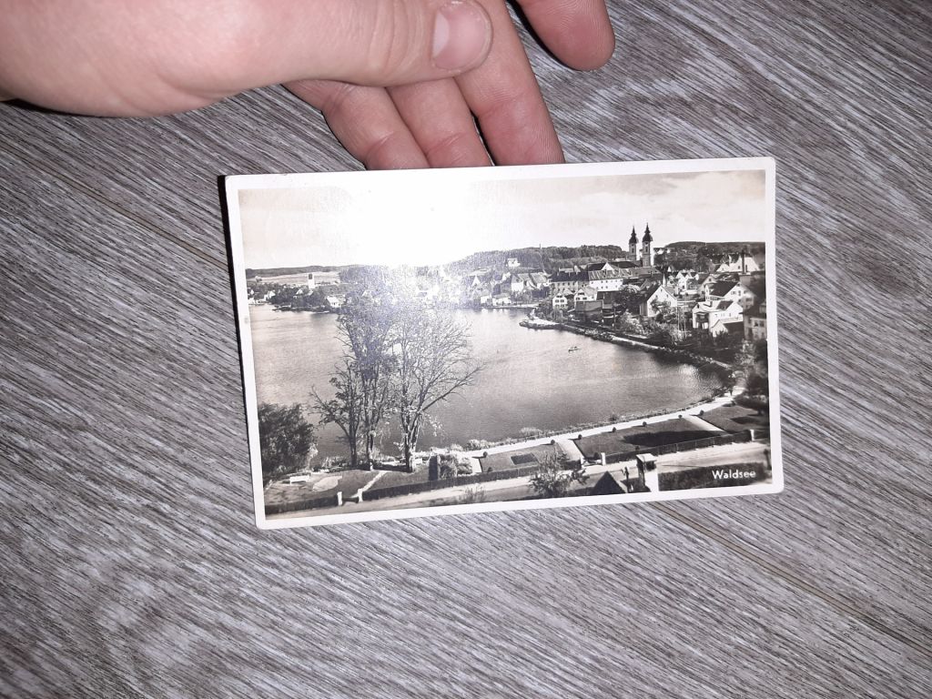 Открытка  Waldsee 1938г. - фото фото фото 0