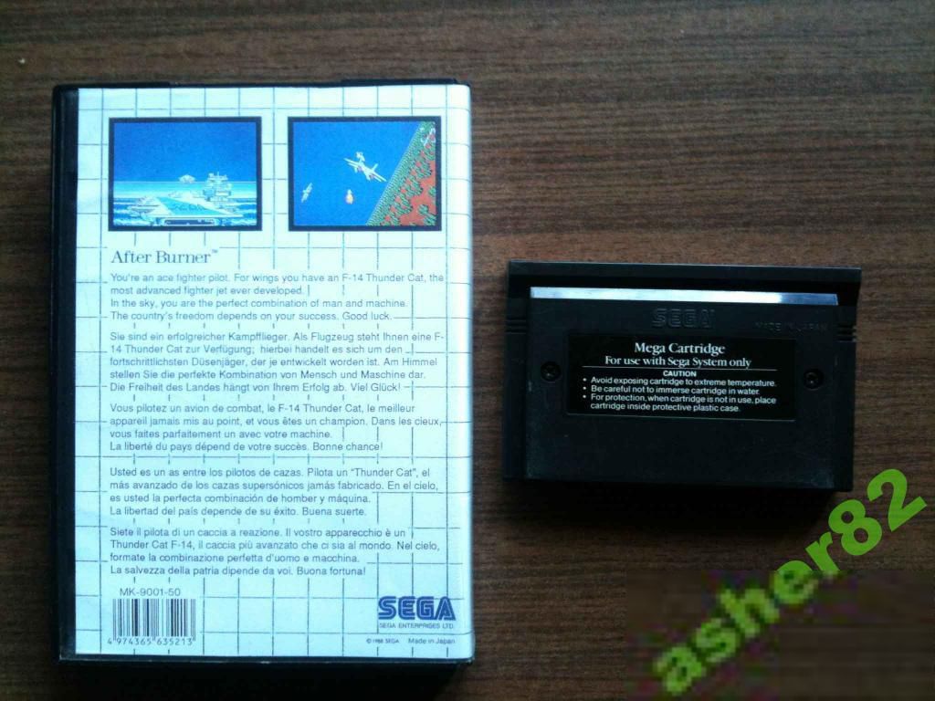 Игра на Sega Master System "After Burner"      (PAL) - фото фото фото 1