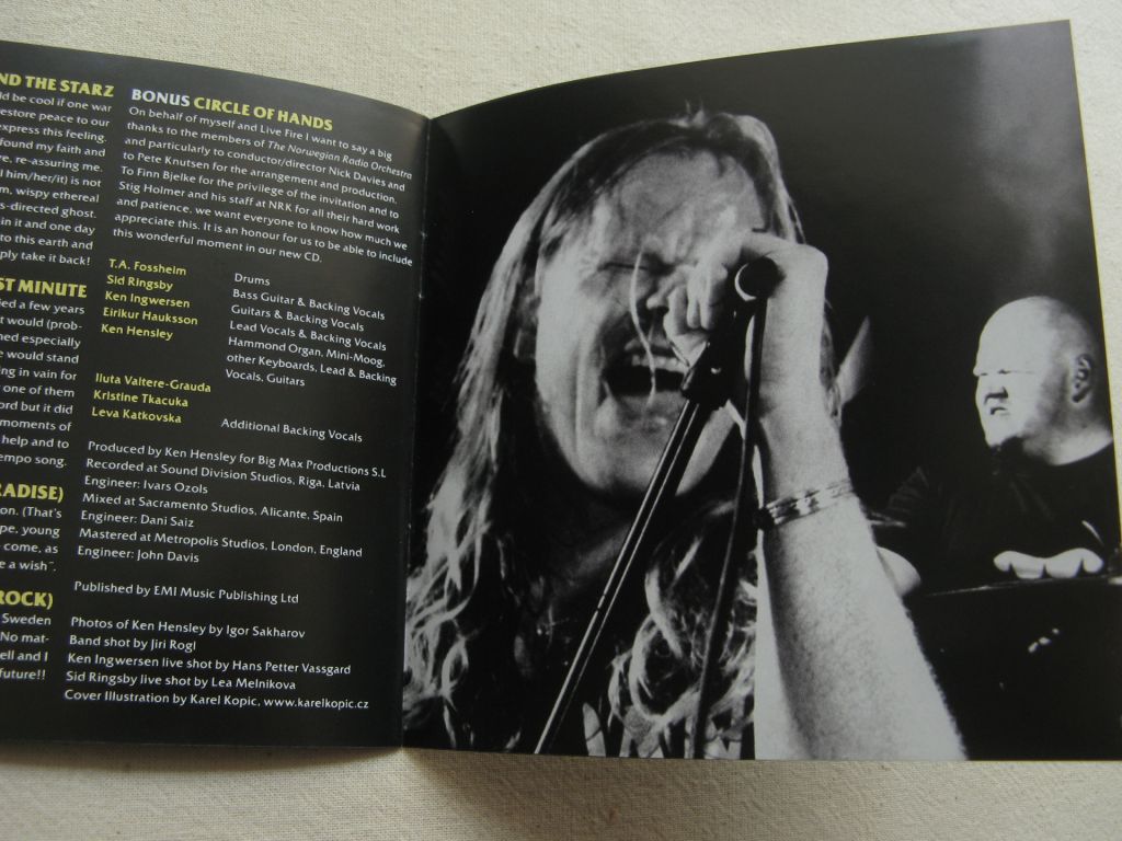 CDLP Uriah Heep Family. Ken Hensley &amp; Live Fire. Faster. 2011. - фото фото фото 11