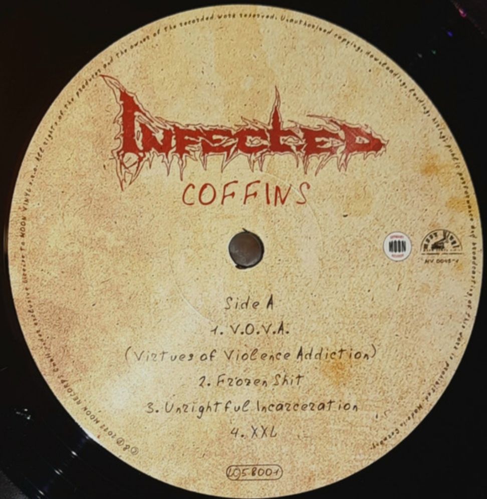 Infected - Coffins - 2021.  (LP). 12. Vinyl. Пластинка. Ukraine. S/S - фото фото фото 2