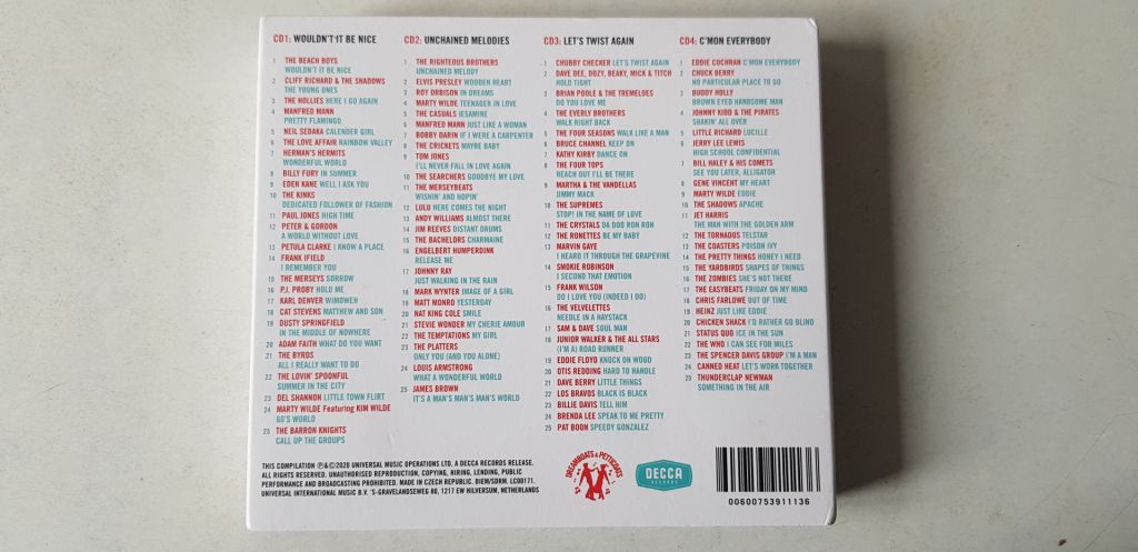 Hollies/Kinks/Lovin' Spoonful... 4CD фірмовий - фото фото фото 1