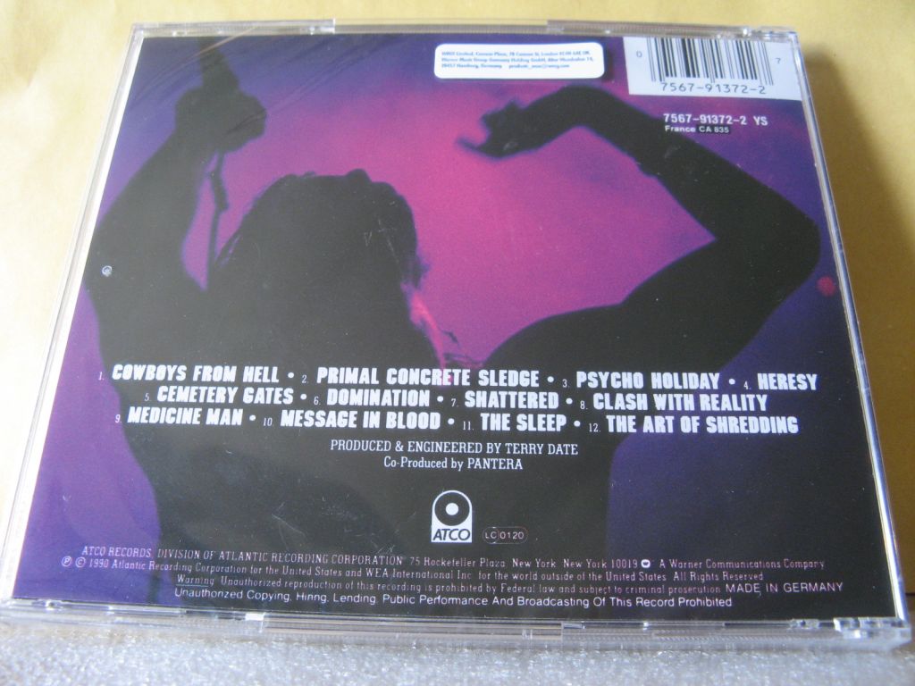 CD Pantera "Cowboys from Hell".  Фирма. В КОЛЕКЦІЮ !!! - фото фото фото 1