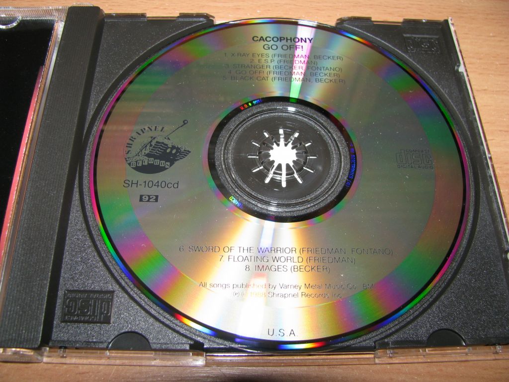 MARTY FRIEDMAN / JASON BECKER CACOPHONY - Go Off   (1988 Shrapnel 1st press,USA) Megadeth - фото фото фото 2