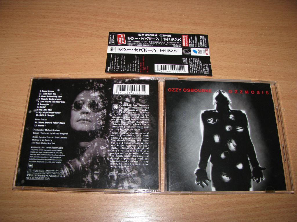 OZZY OSBOURNE - Ozzmosis   (2002 Sony Japan) - фото фото фото 0