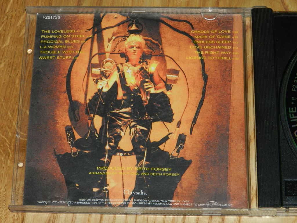 CD  Billy Idol - Charmed Life - фото фото фото 1
