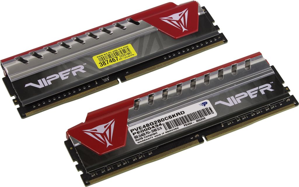 4Gb DDR4 2800MHz Patriot Viper Elite PC4-22400.  Гарантія - фото фото фото 0