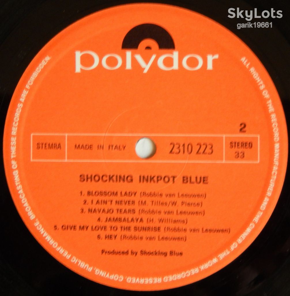 Shocking Blue – Inkpot  (Polydor – 2310 223, Italy) EX+/NM- - фото фото фото 3