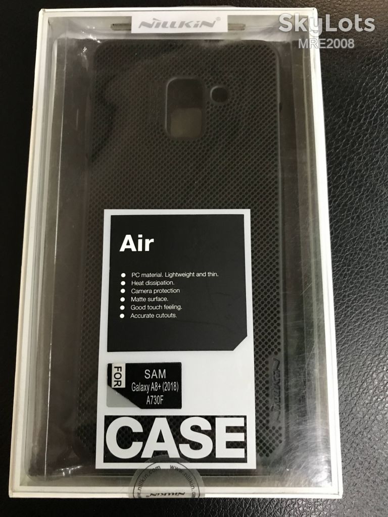 Чехол Nillkin Air Case для Samsung Galaxy A8 Plus A730 black - фото фото фото 0
