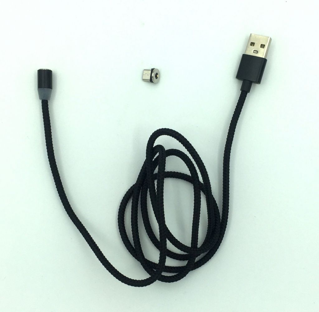 Кабель магнитный Metal Magnetic 360 Micro USB Black - фото фото фото 2