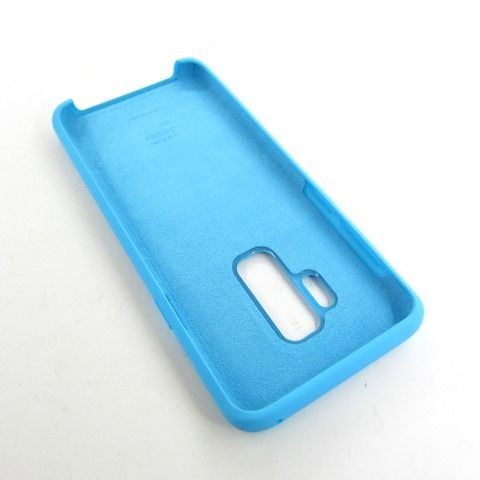 ЧЕХОЛ НАКЛАДКА Samsung S9 plus G965 SILICONE COVER blue - фото фото фото 2
