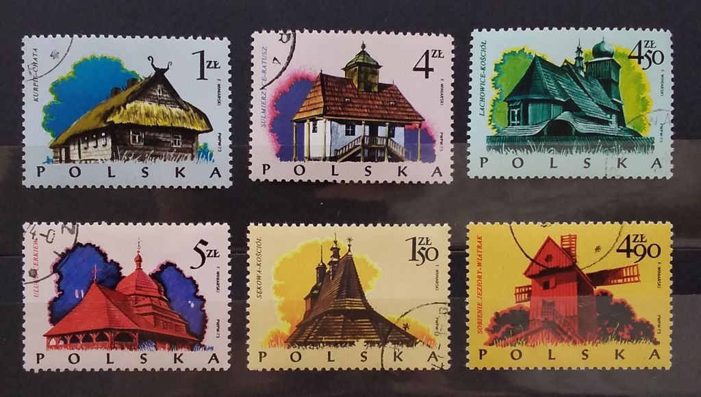 Польша 1973 г - Деревянная Архитектура - фото фото фото 0