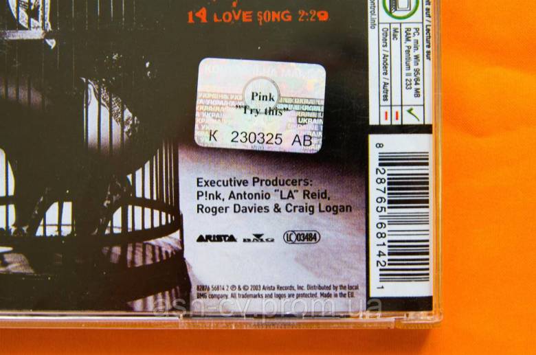 Музичний диск CD. PINK - Try This - фото фото фото 3