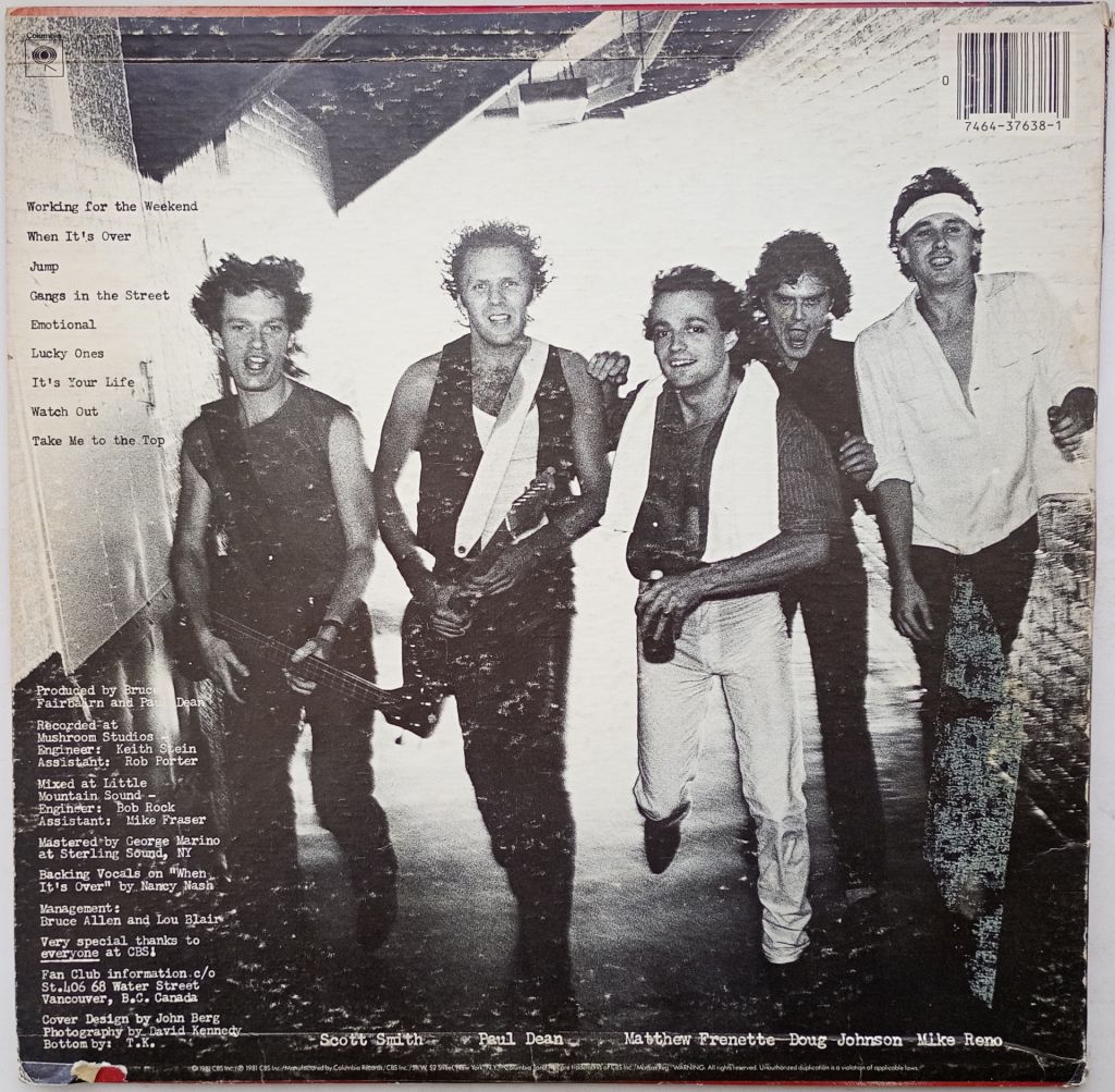 LOVERBOY Get Lucky LP VG - фото фото фото 1