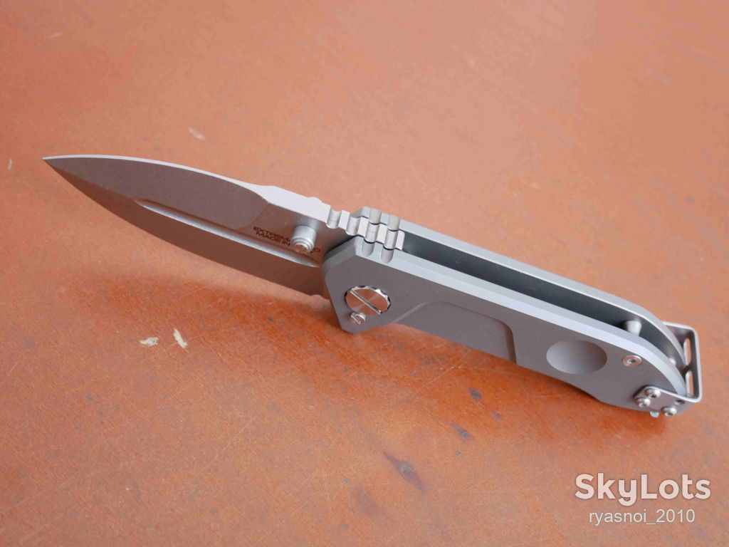 Extrema Ratio Frame Rock, D2 Stonewash, Titanium, Replica, Outdoor, Tactical, Frame Lock - фото фото фото 6