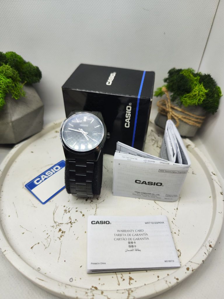 Лот Наручний годинник Casio MTP-VD03B-1A Чорний - фото фото фото 1