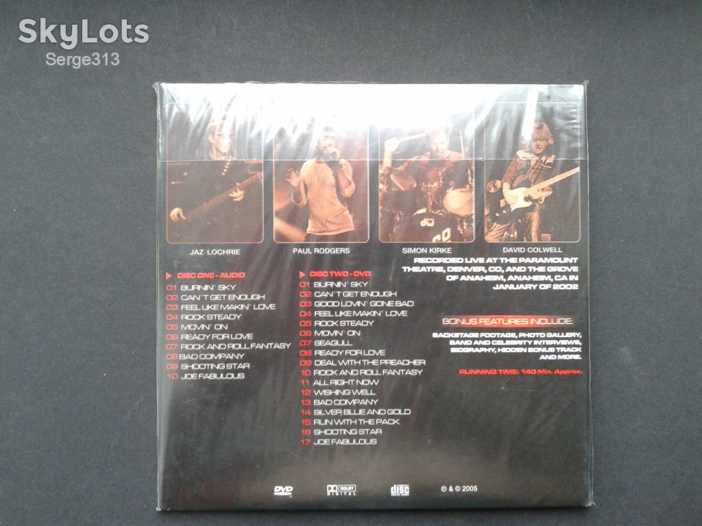 Bad Company - In Concert: Merchants Of Cool  (CD+DVD) - фото фото фото 1
