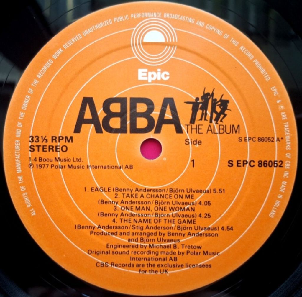 ABBA - The Album - 1977.  (LP). 12. Vinyl. Пластинка. England. - фото фото фото 3