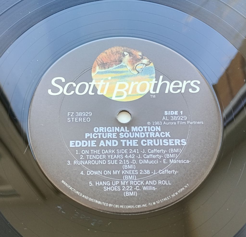 JOHN CAFFERTY AND THE BEAVER BROWN BAND Eddie And The Cruisers LP EX+ - фото фото фото 2