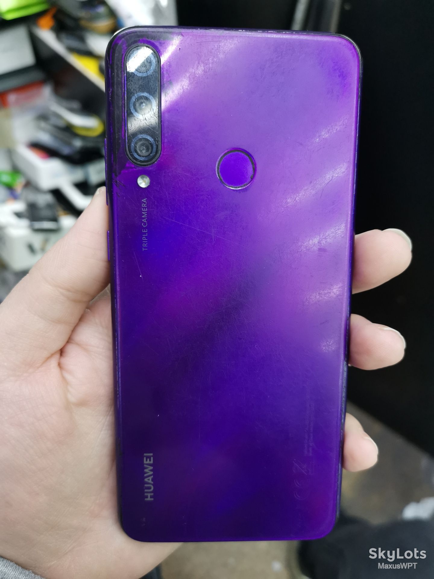 #284 Sklad Huawei Y6P y6  3/64 violet - фото фото фото 2