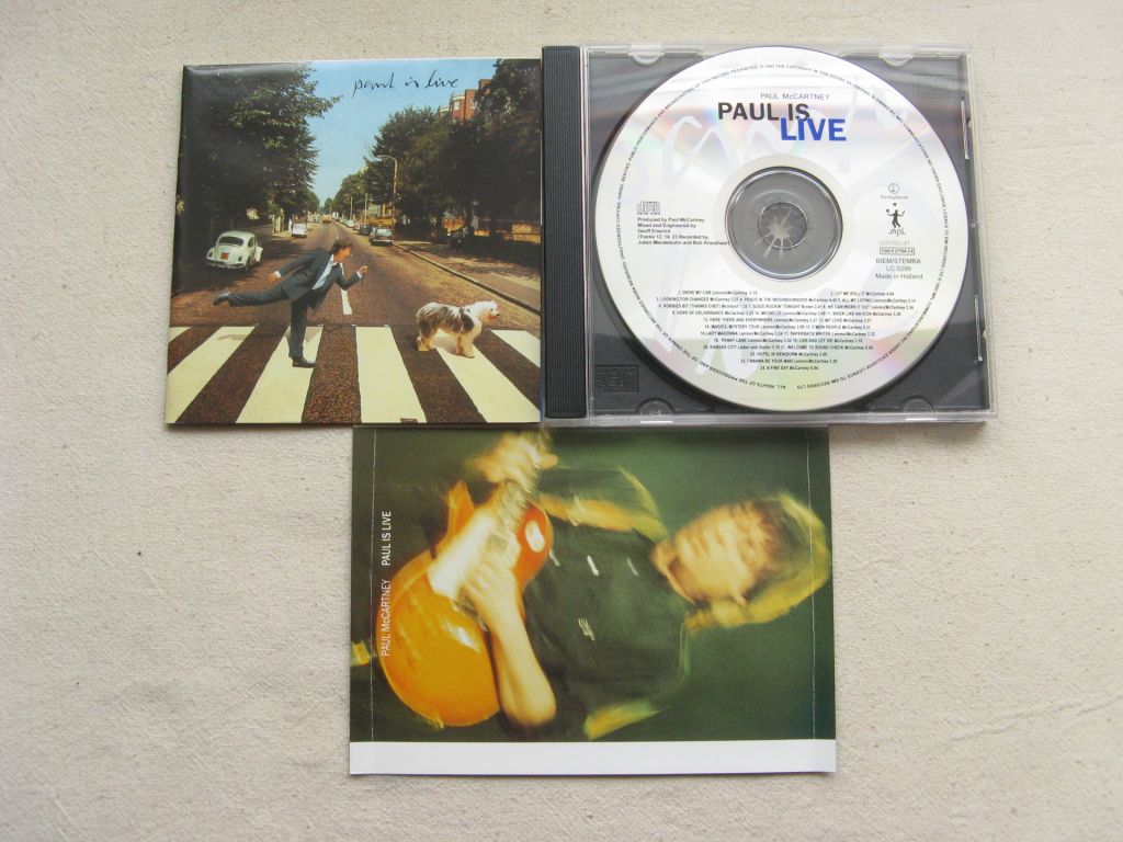 CD Beatles Family. Paul McCartney /ex-Beatles/. Paul Is Live. 1993. - фото фото фото 1