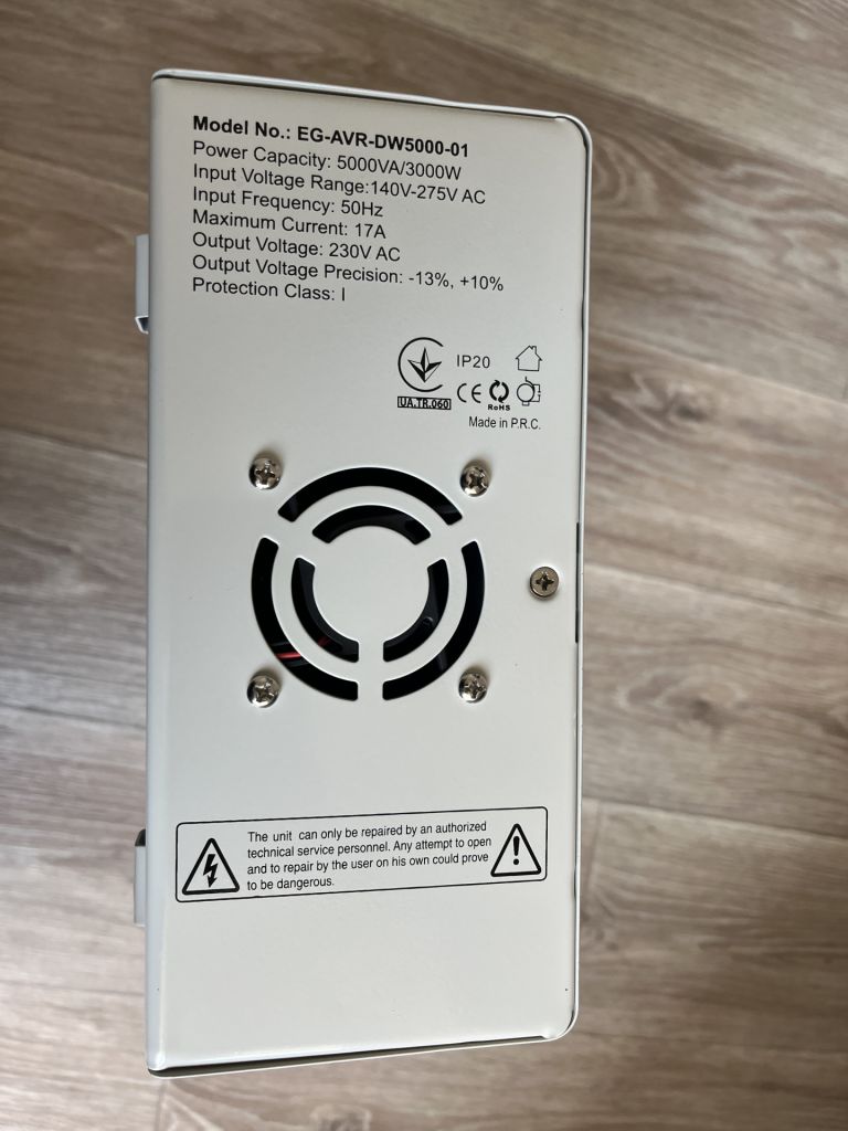 Стабілізатор напруги EnerGenie 5000 ВА   (EG-AVR-DW5000-01) Уцінка!! - фото фото фото 6