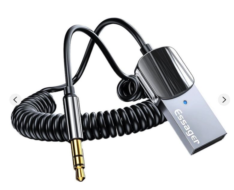 Ресивер Essager Bluetooth 5.0 Aux Adapter Car  USB to 3.5mm - фото фото фото 0