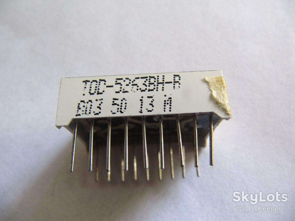 OASIS TOD-5263BH-B LED two digit display Red 7-сегментний 2-розрядний індикатор - фото фото фото 2
