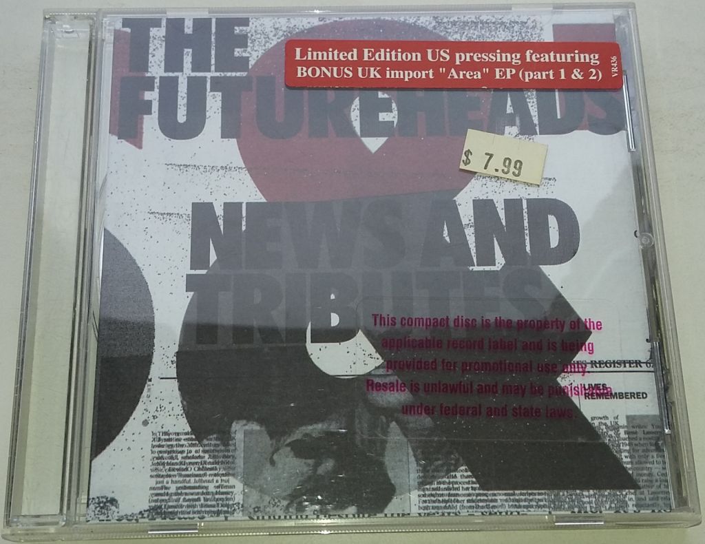 THE FUTUREHEADS News And Tributes  CD US - фото фото фото 0