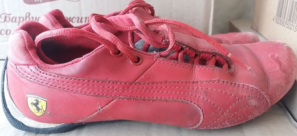 puma  кроссовки кожа Ferarri - фото фото фото 0