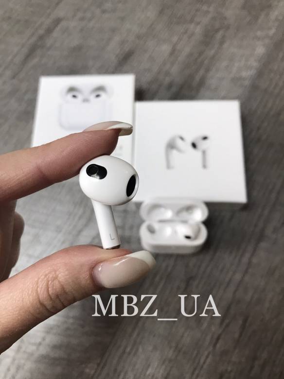 Наушники AirPods 3 Bluetooth, Белые для iPhone и Android - фото фото фото 8
