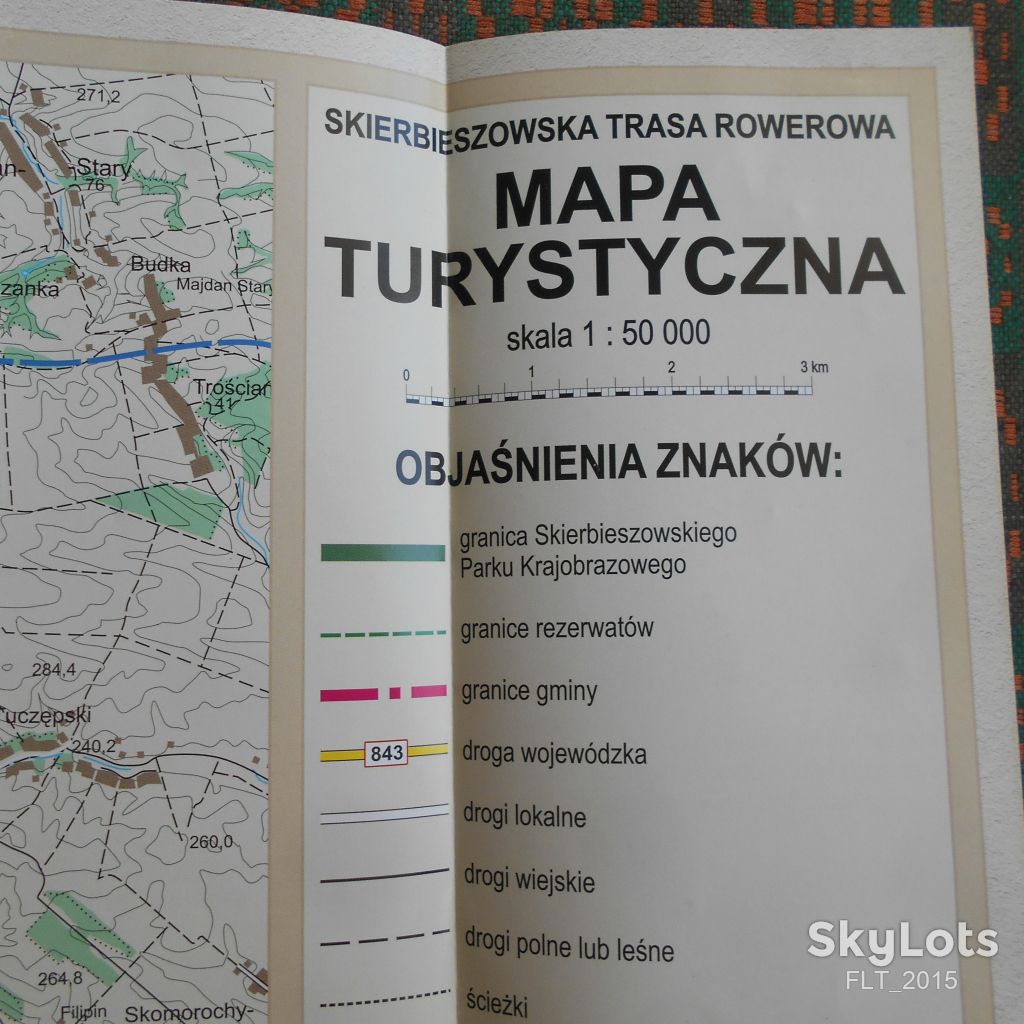 Cкербешув.  Туристская карта для  веломаршрута - фото фото фото 6