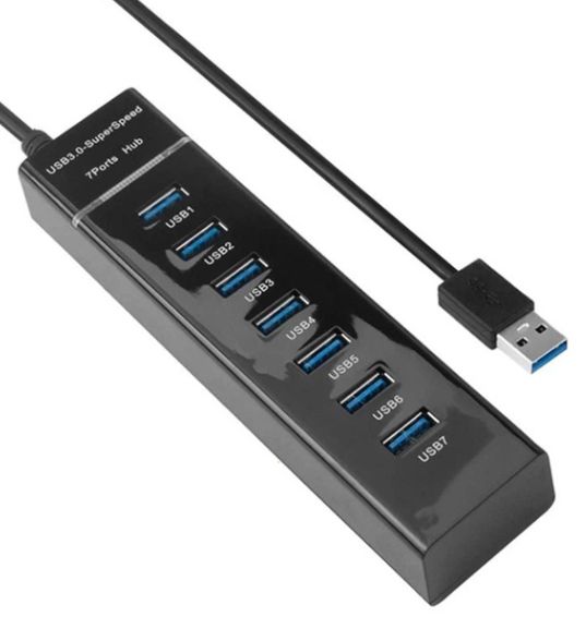 Хаб USB 3.0 UH-703  (7 портів USB3.0) підтримка до 1TB - фото фото фото 4