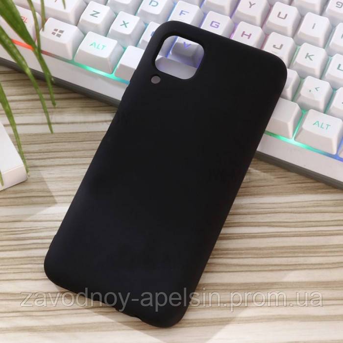 Huawei P40 lite JNY-L21A Чехол силиконовый (черный) - фото фото фото 1
