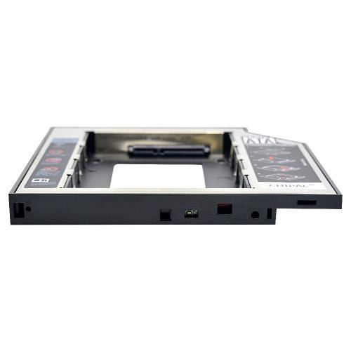 Карман SSD, HDD вместо DVD в ноутбуке, толщина 12,7 мм - фото фото фото 2
