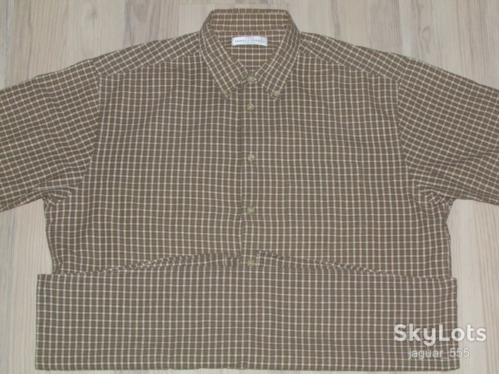 Фирменная рубашка MARKS &amp; SPENCER, SIZE L  (БОЛЬШОЙ РАЗМЕР, СУПЕР ЦЕНА!!!) - фото фото фото 0