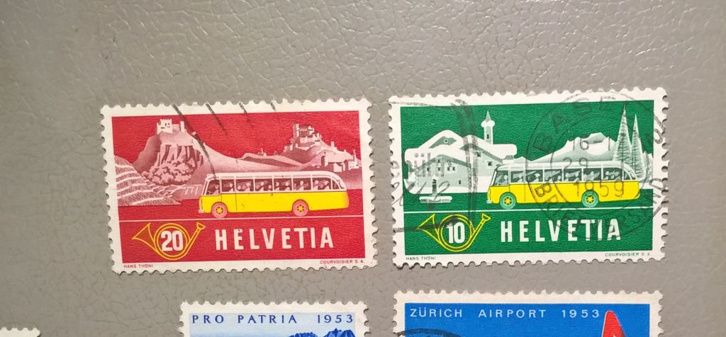 Швейцария Транспорт 1953 - фото фото фото 0