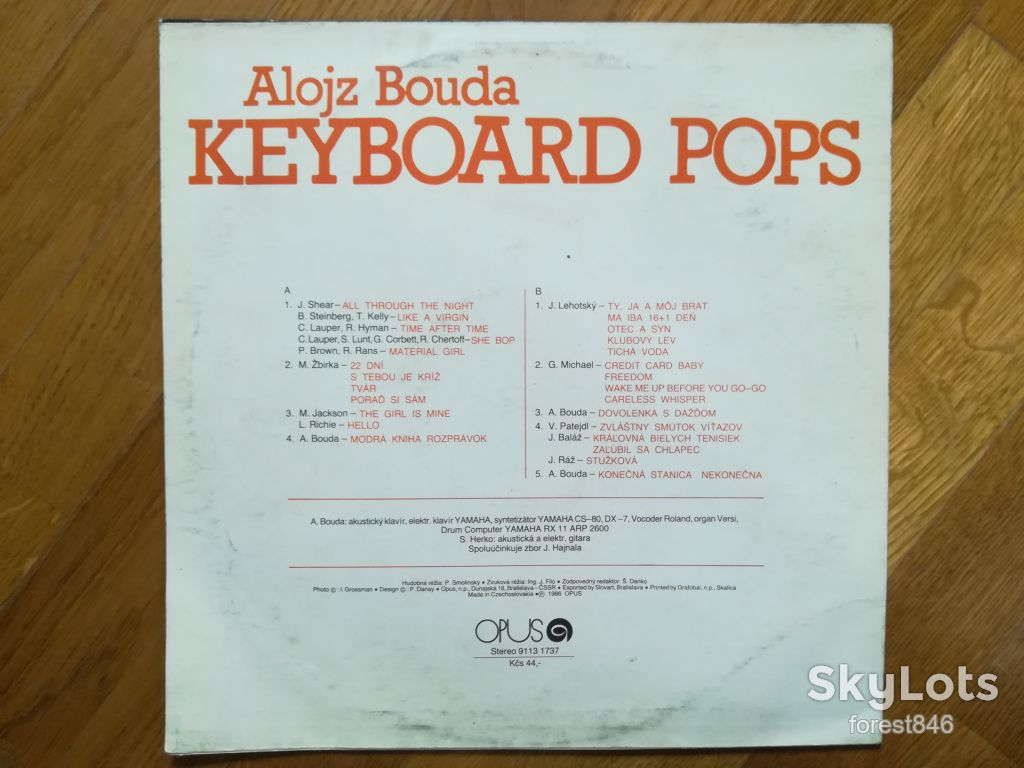 Alojz Bouda-Keyboard pops  (1)-NM-Чехословакия - фото фото фото 1
