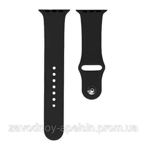 Ремешок Apple Watch silicone 38  40 черный - фото фото фото 0