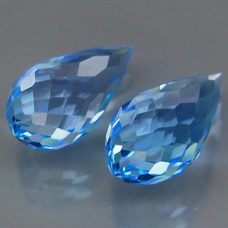 Натуральный топаз бриолет   5.34Ct  11x5.5 mm - фото фото фото 0