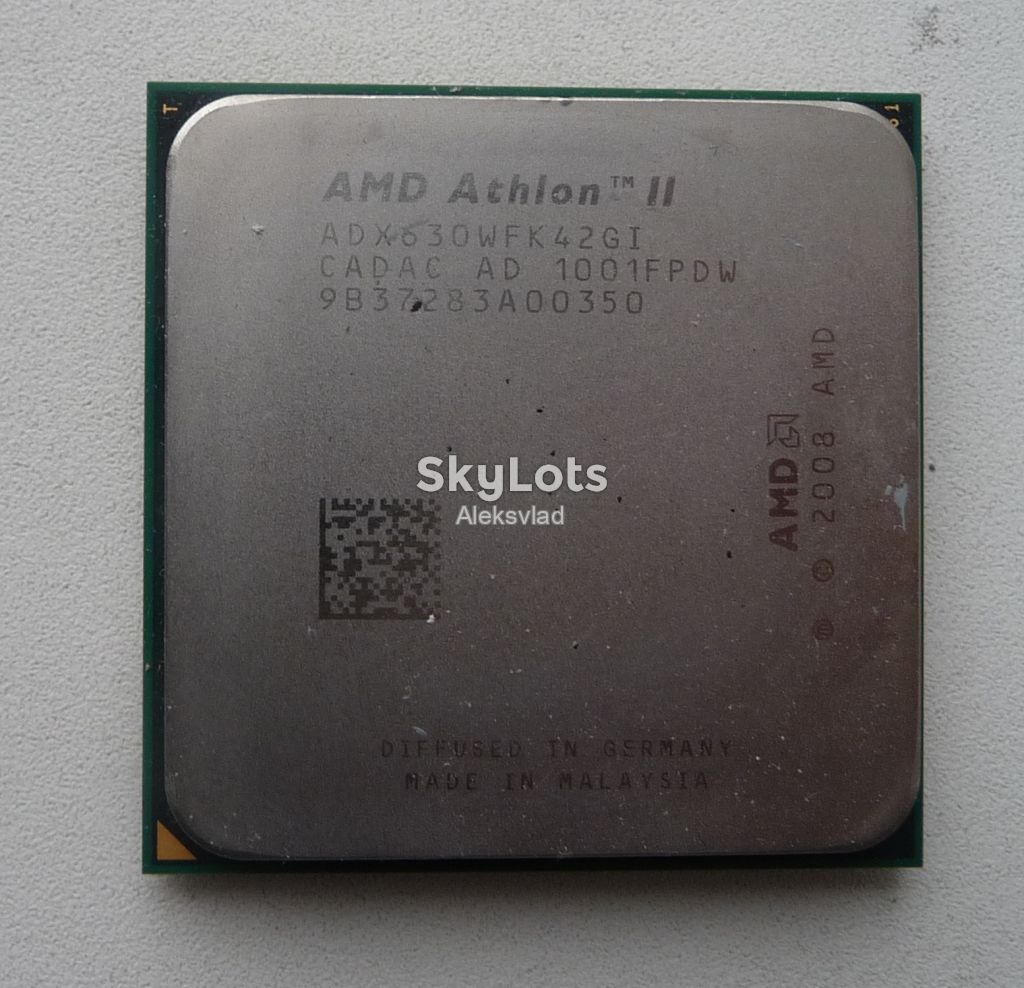 AMD Athlon II X4 630 2,8GHz/2MB/HT 2000MHz               (ADX630WFK42GI) 95Вт Socket AM3               (620) - фото фото фото 0