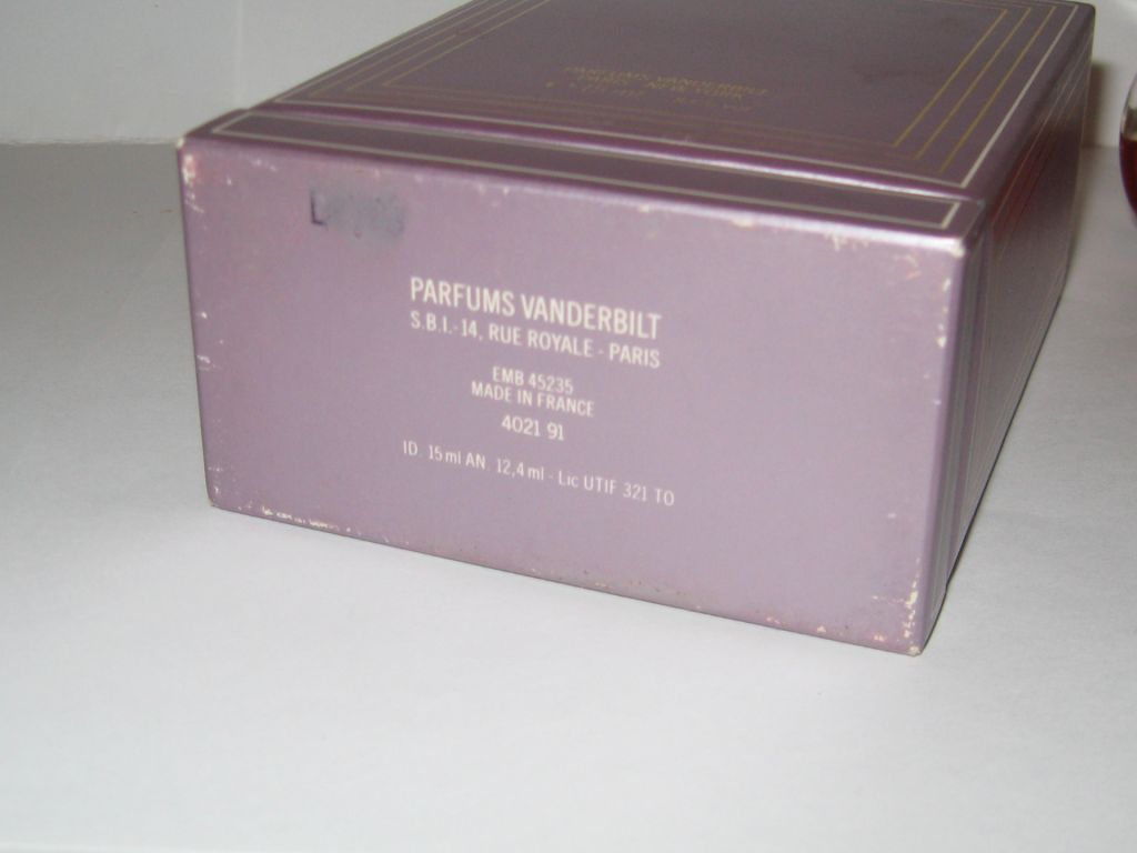 Духи Vanderbilt parfum Франция времён СССР - фото фото фото 3