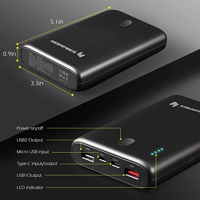 Powerbank Hompres 65W 20000 mAh PD, QC3.0 - фото фото фото 2
