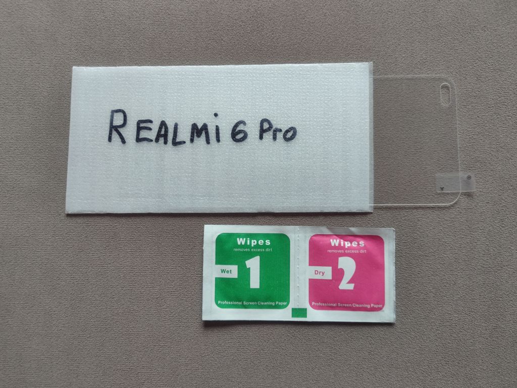 Закаленное стекло для Realme 6 Pro - фото фото фото 5